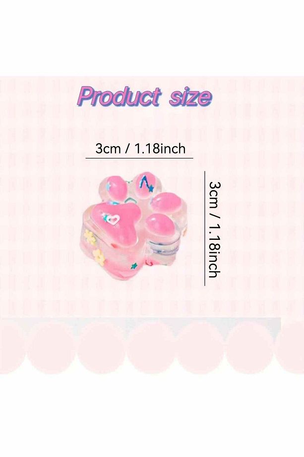 1 Adet Mini Kedi Patisi-Yapışabilen Sukuşi - Squishy Pati- Muhteşem Hisli Pati -3 cm Stres Oyuncak - 3