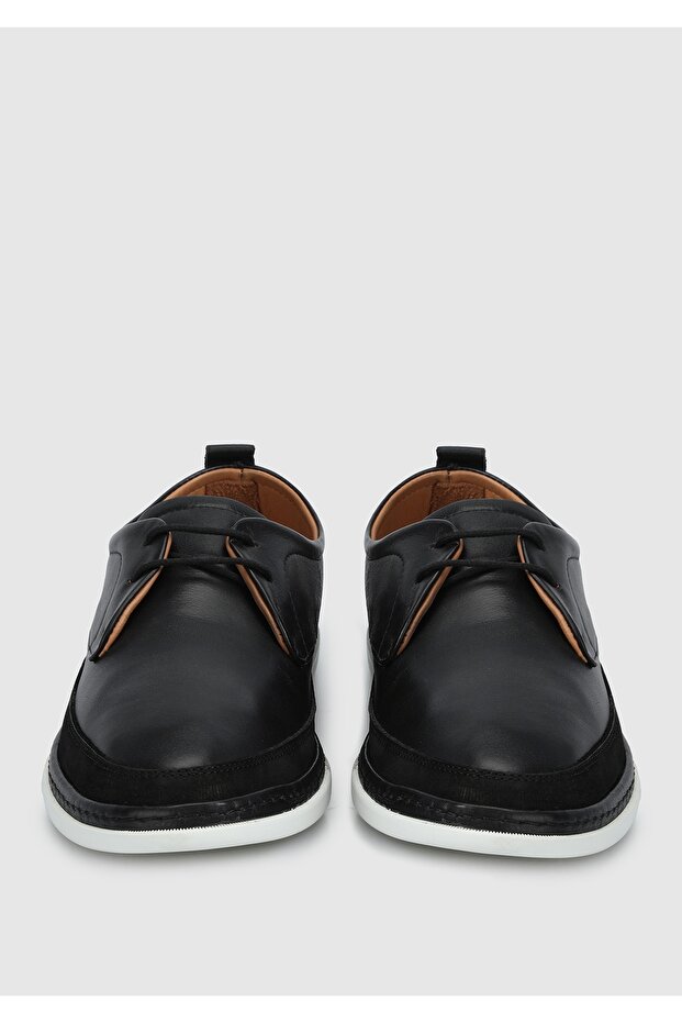أحذية جلدية سوداء للرجال - 3