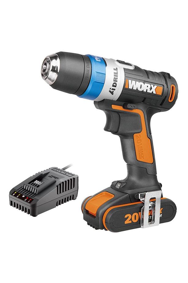 Wx178.9c 20volt/2.0ah Li-ion Tam Otomatik Profesyonel Şarjlı Matkap - 2