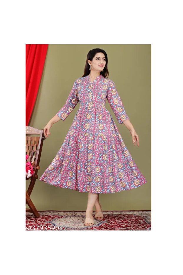 Hint Çiçekli Elbise - 4