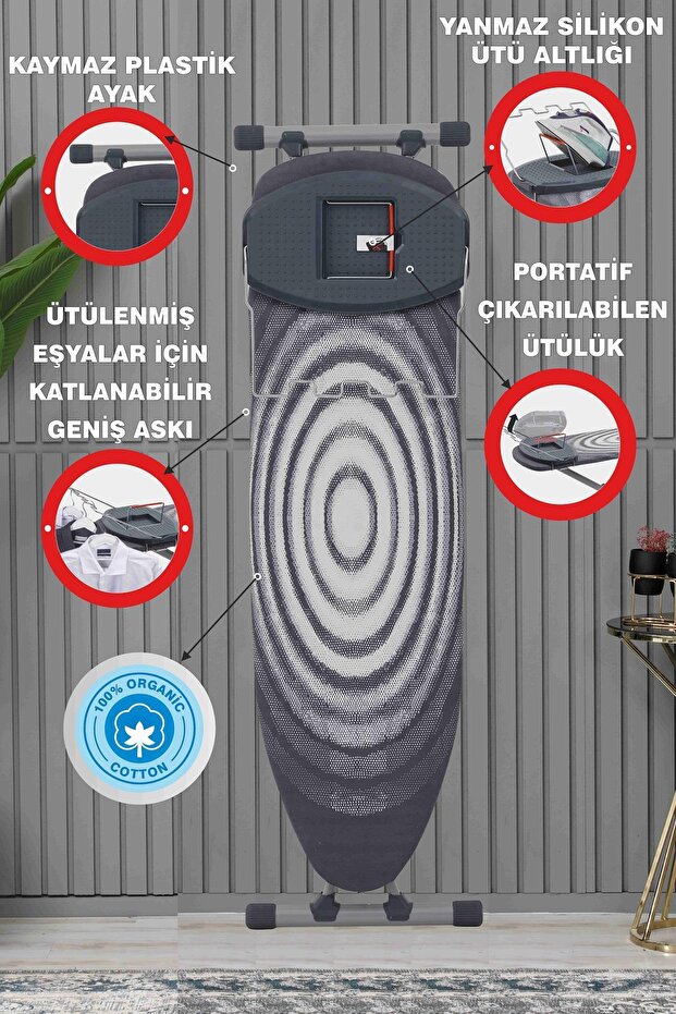 Boldboard B14 Silver Serisi Ütü Masası - 5