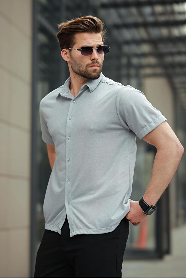 Mavi Basic Kısa Kollu Erkek Gömlek E6760 - 2