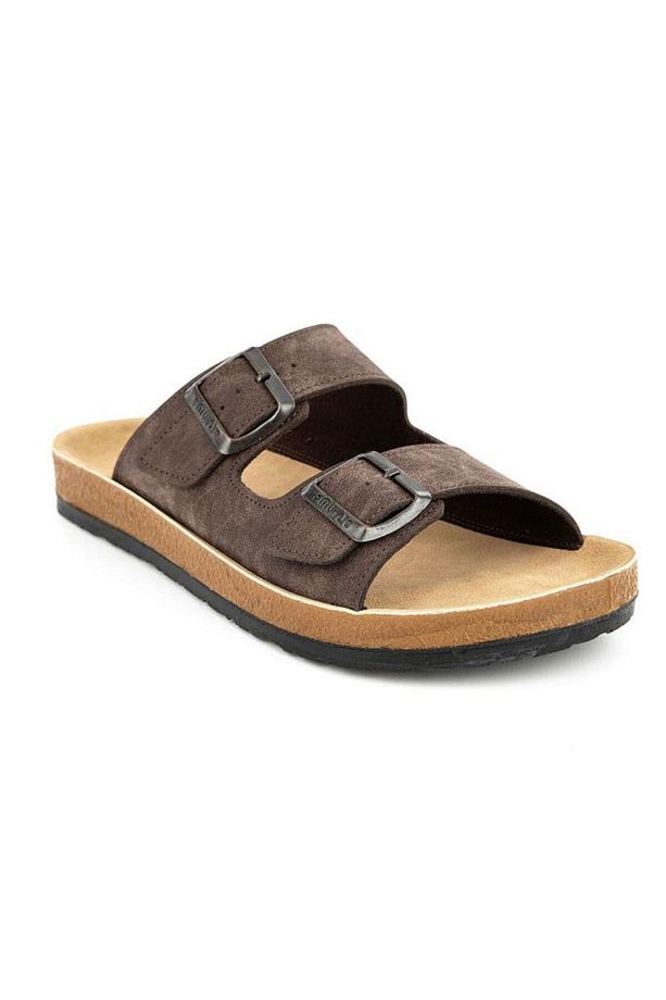 Allen 31330-004 Anatomik Taban Erkek Terlik Kahve 40-45 - 1