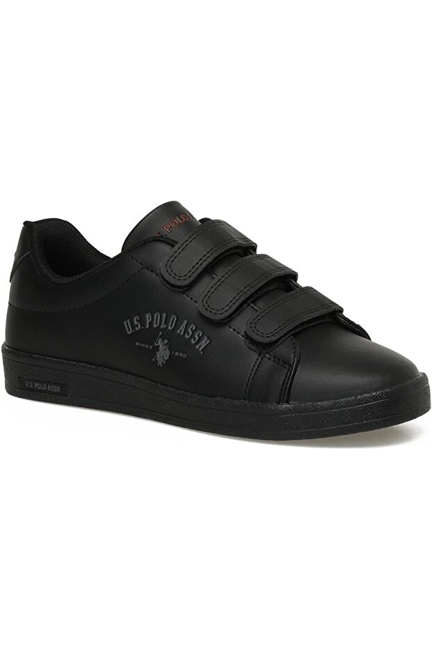 U.S. Polo Assn Sınger 3Pr Black Velcro Comfort Casual Sneakers