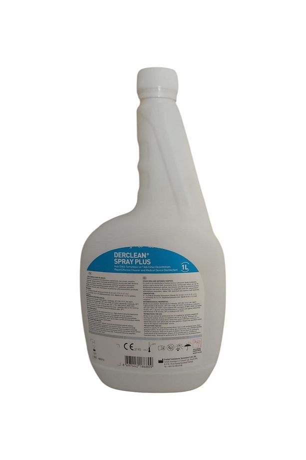 Derclean Spray Plus,(İNCİDİN FOAM) Yüzey Ve Tıbbi Cihaz Dezenfektanı 1 Litre 2 Adet - 4