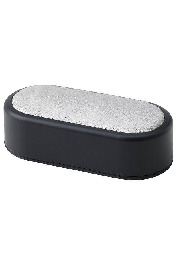 FRUKTPLOCKARE Lint brush, black/light grey, 12 x 6 x 4 cm