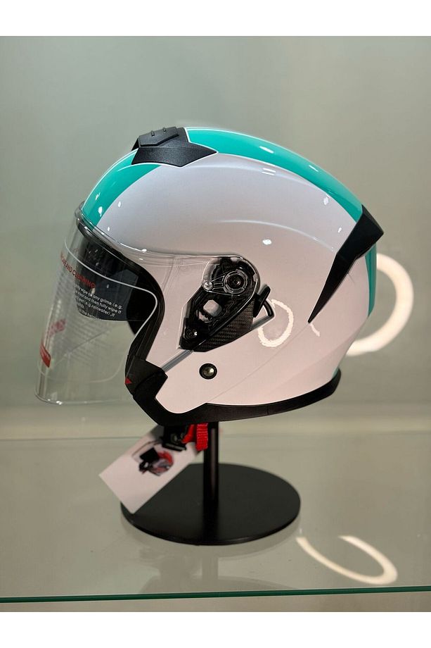 Jk-526 Güneş Gözlüklü Yarım Kask Lightgreen - 3
