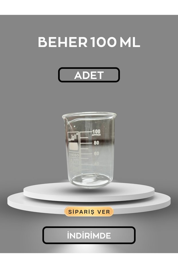 1 ADET CAM BEHER 100 ML