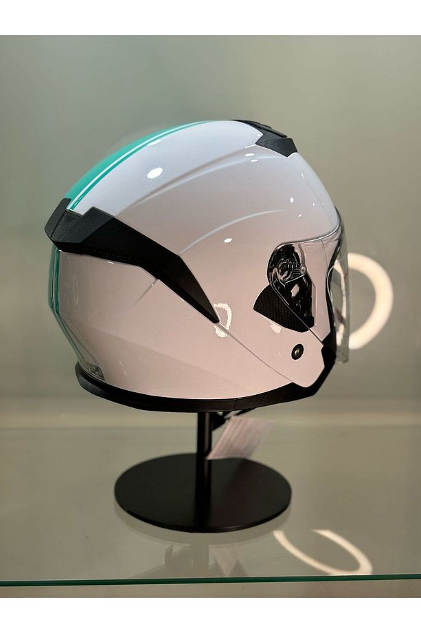 Jk-526 Güneş Gözlüklü Yarım Kask Lightgreen - 6