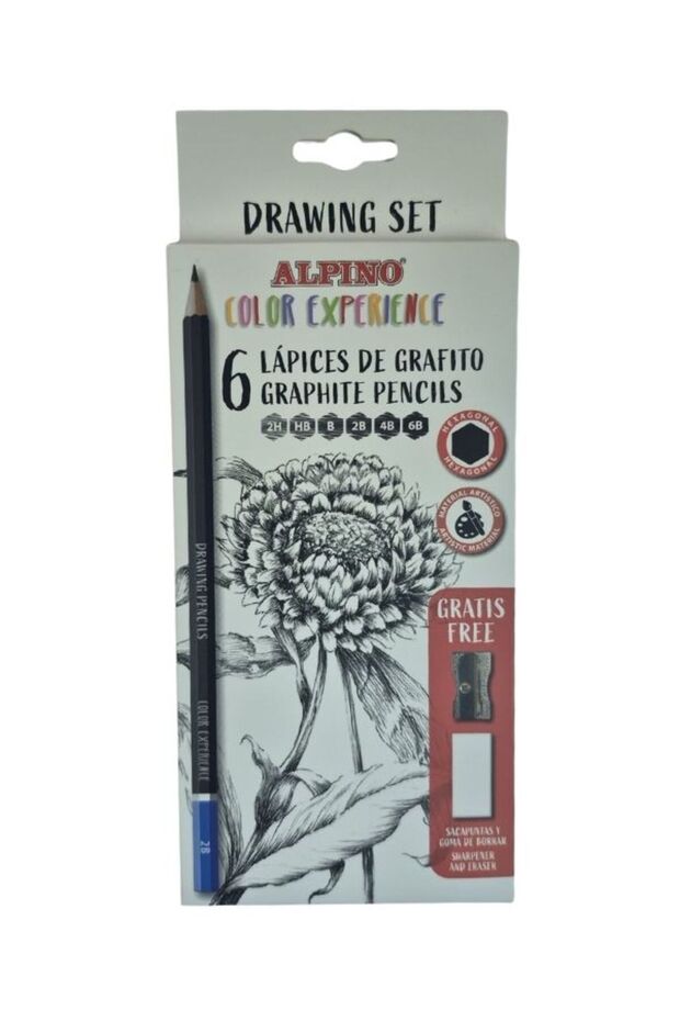 Alpino 6-Pencil Drawing Set Blue Stationery