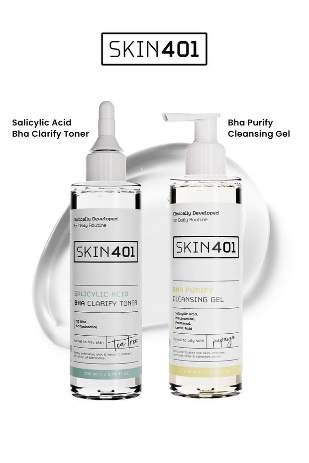 Anti-Blackhead and Blemish Facial Cleansing Set Special for Oily and Combination Skin