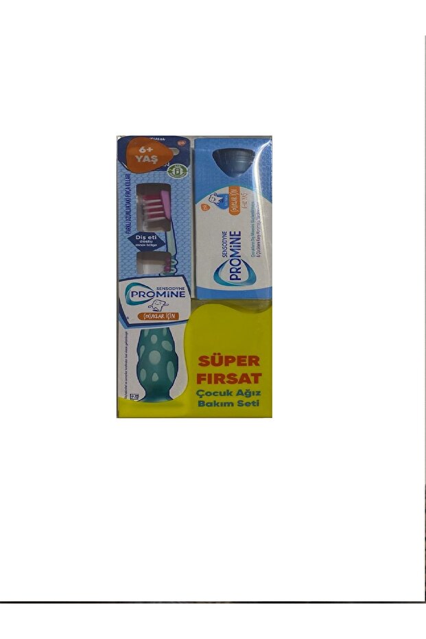 Sensodyne Promine 6-12 Years 50 ml - Toothbrush Soft Pink