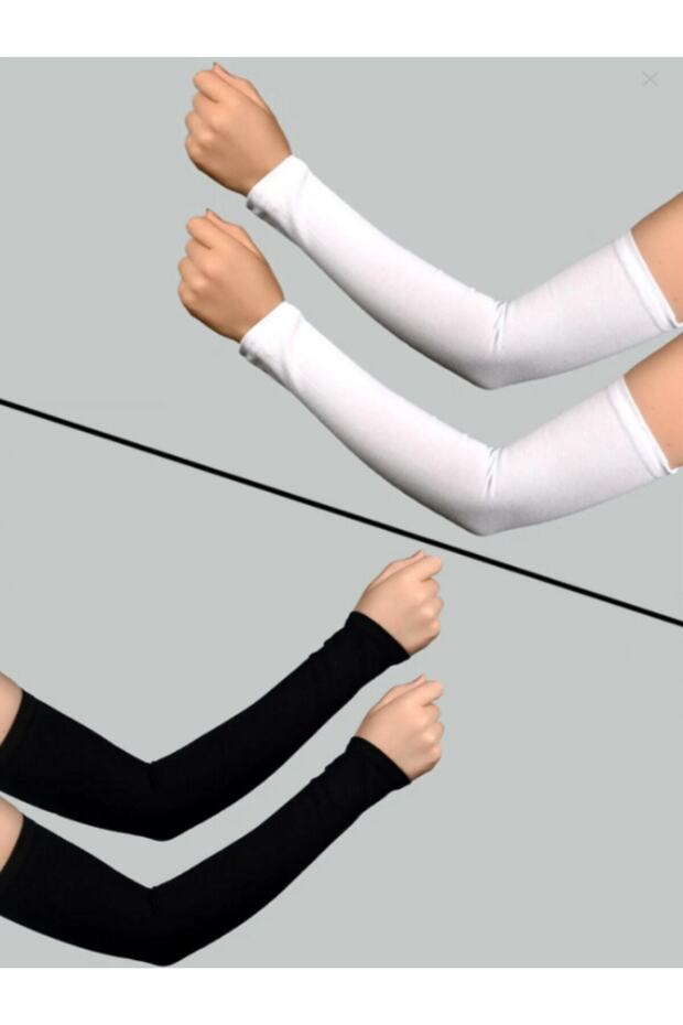 أكمام الصلاة باللونين الأبيض والأسود