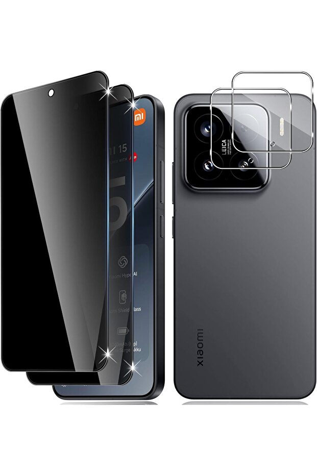 Xiaomi Mi 15 5G Matte Ghost Screen Protector Nano Glass - هدية جيلاتينية لحماية الكاميرا