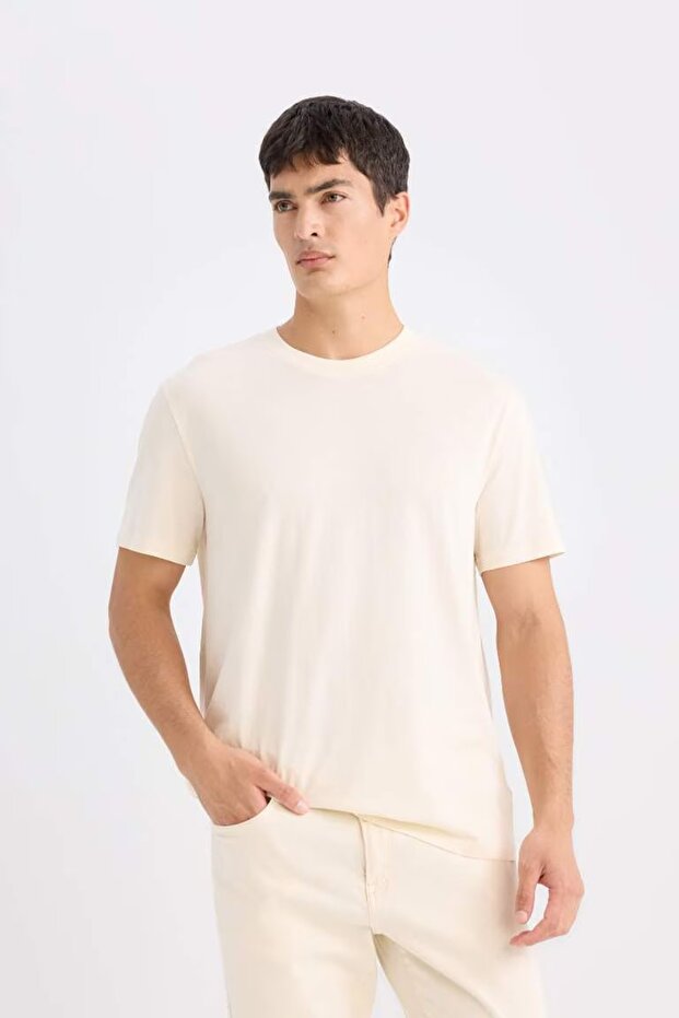 Erkek Tişört Bej - 3