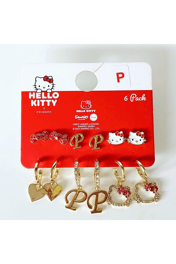 Hello Kitty Küpe 6 Set - 2