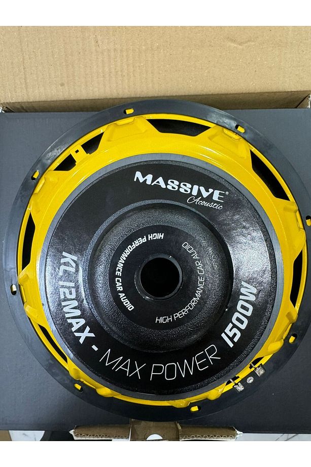 Ms-kl12max 30 Cm Subwoofer Bas Bufır 1500wat-400w Rms Maximum Power - 5