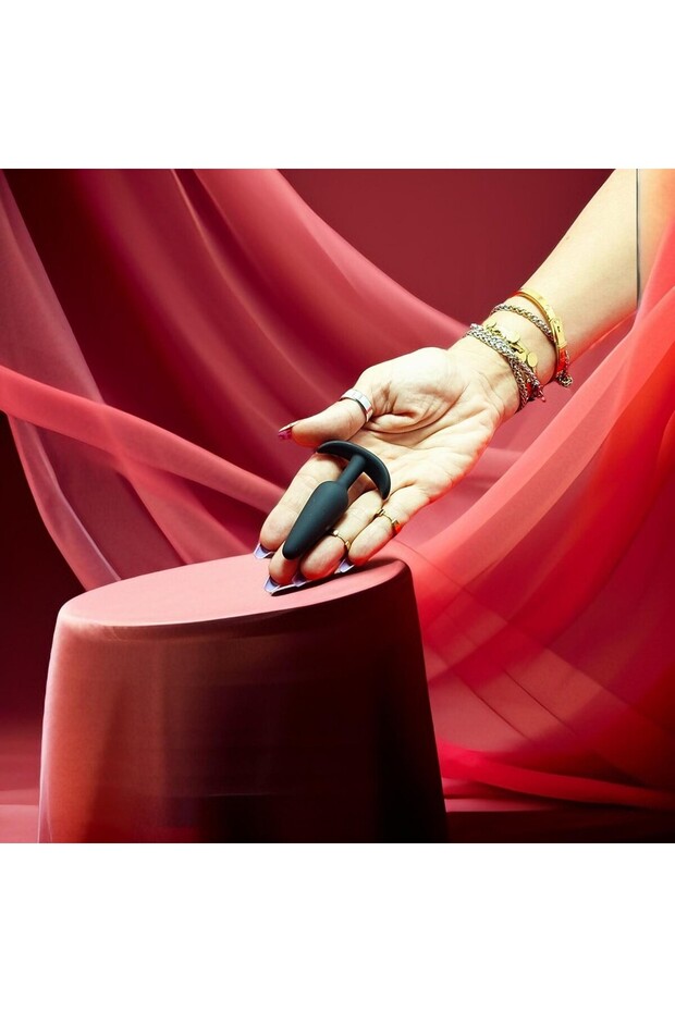 Siyah Silikon Plug Başlangıç Size-Small - 2