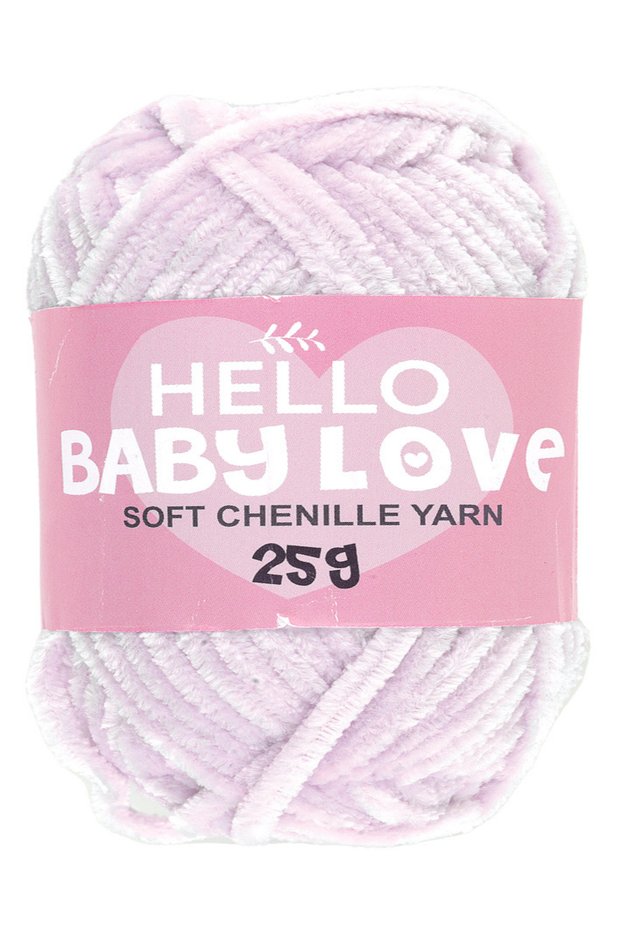 Baby Love Chenille Velvet Punch Yarn 25 g
