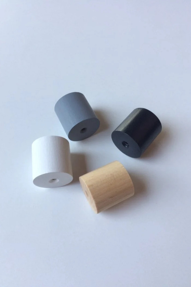Roller Wooden Furniture Handles - Color Drawer Cabinet Handle (Single Sale)