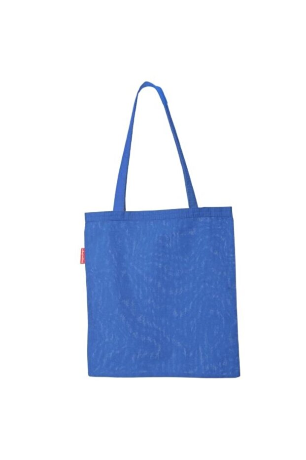 Baskısız Mavi Bez Çanta - 5