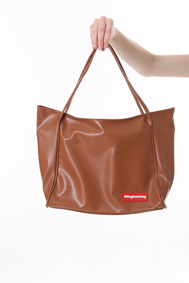 Taba Soft Deri Fermuarlı Çanta - 3