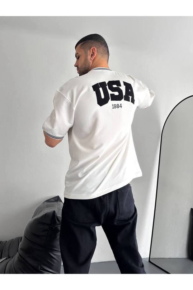 Usa Oversize Unisex Tshirt - 5