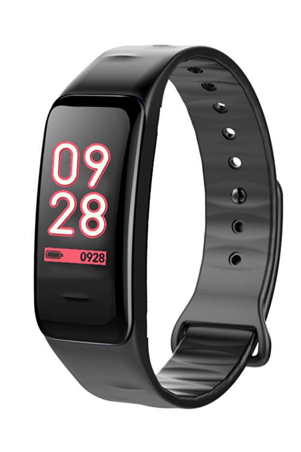 Unbranded OLED Display Smart Bracelet for Body Activity Tracking, Black - 1