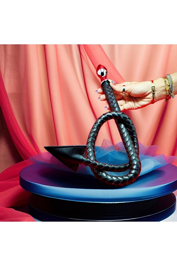 plug Kuyruklu Deri Kırbaç Devil - 3