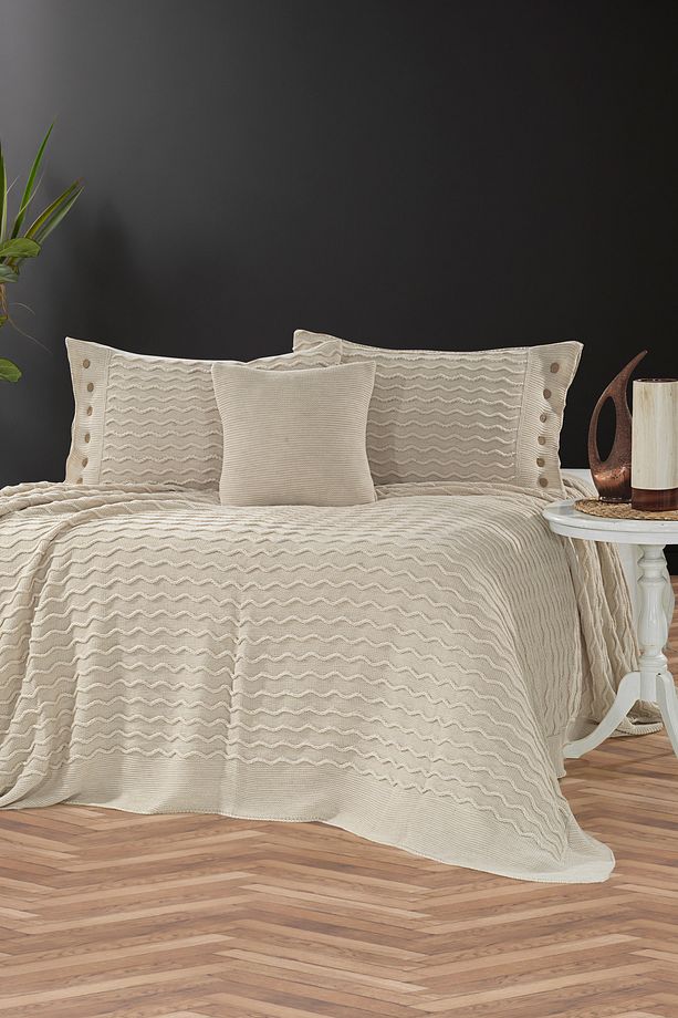 Tulip Triko Yatak Seti 220 X 240 (TAŞ) - 1