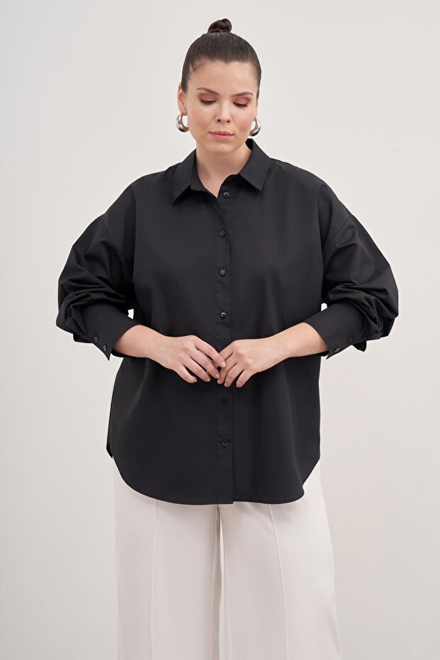 Basic Poplin Gömlek - 5