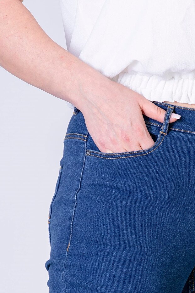 5 Cep Denim Pantolon - 4