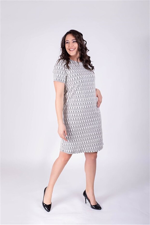 Fermuar Detaylı Cepli Elbise - 3