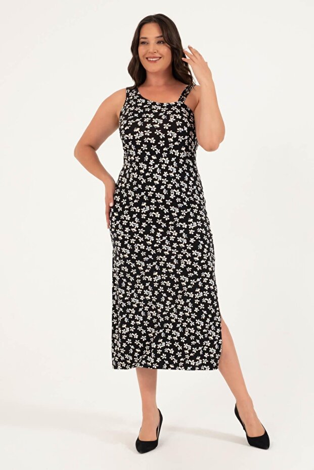 Tek Omuz Askılı Elbise - 2