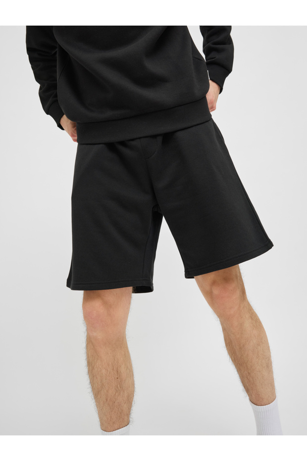 شورت سادة متوسط الارتفاع بقصّة عادية - 3