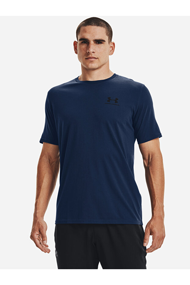 Logo Print Round Neck Short Sleeve T-Shirt