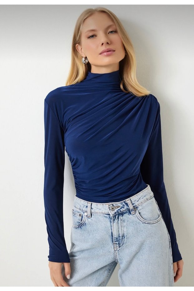 Drape Shirring Detailed Sandy Body