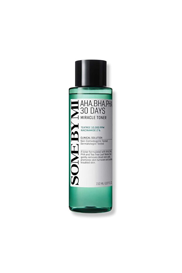 AHA BHA PHA 30 Days Miracle Toner 5.07oz, 150ml Korean Salicylic Acid Exfoliating