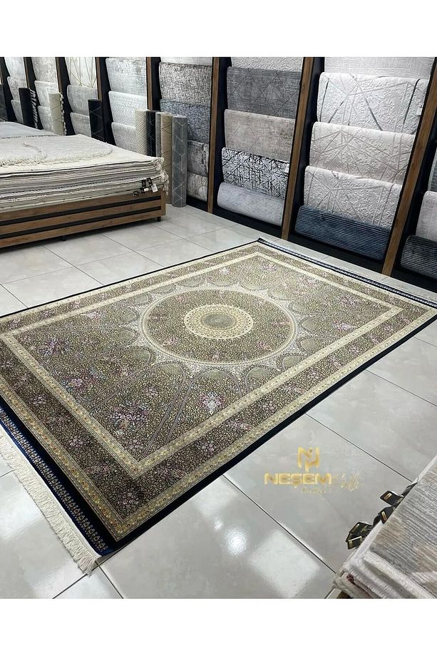 DIORA KUMKAPI 8103 A SIYAH SIYAH 150 TARAK İPEK DOKUMA MAKİNE HALISI. - 4
