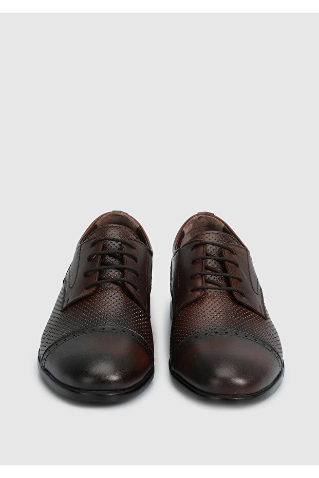 Men's Leather Shoes - Tan - 3