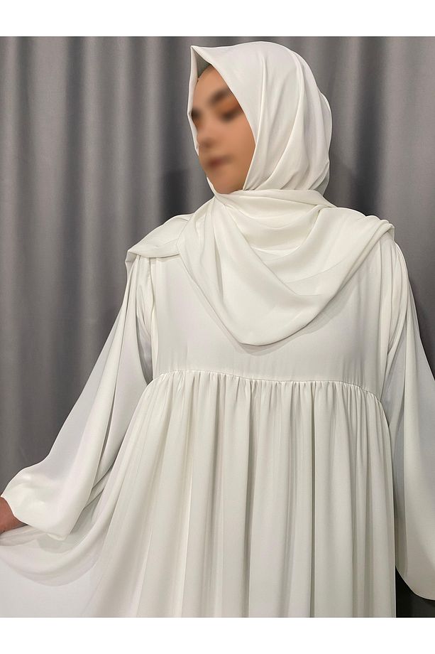 TAKIM |Elbise ve Şal |1.Sınıf Mısır Medine İpeği Kumaş |Hac Elbise | Namaz Elbisesi |Umre Elbise - 2