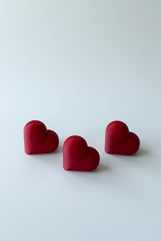 3-Piece Mini Heart Business Card Holder, Note Holder