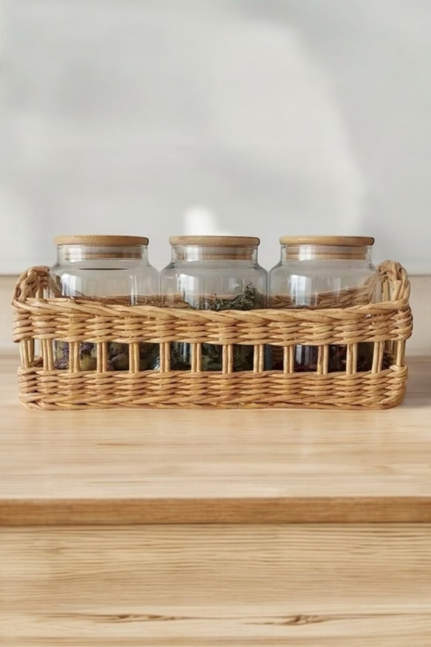 Home Decor/rattan Bamboo Straw-Look Craft Paper Special Design Flower Pot Planter Organizer 30 cm