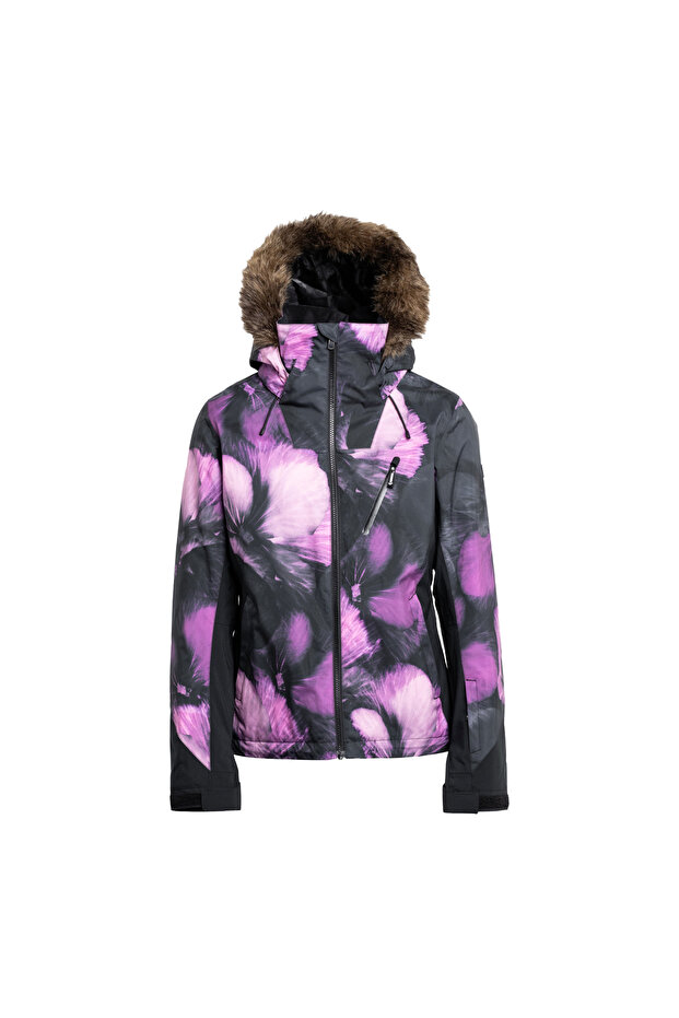 Jet Ski Premium Kadın Siyah Snowboard Ceketi KADIN SNOWBOARD CEKETİ ERJTJ03419 - 4