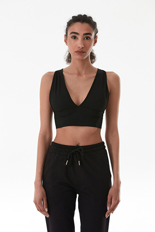 Basic Fitilli Kaplı Büstiyer - 8