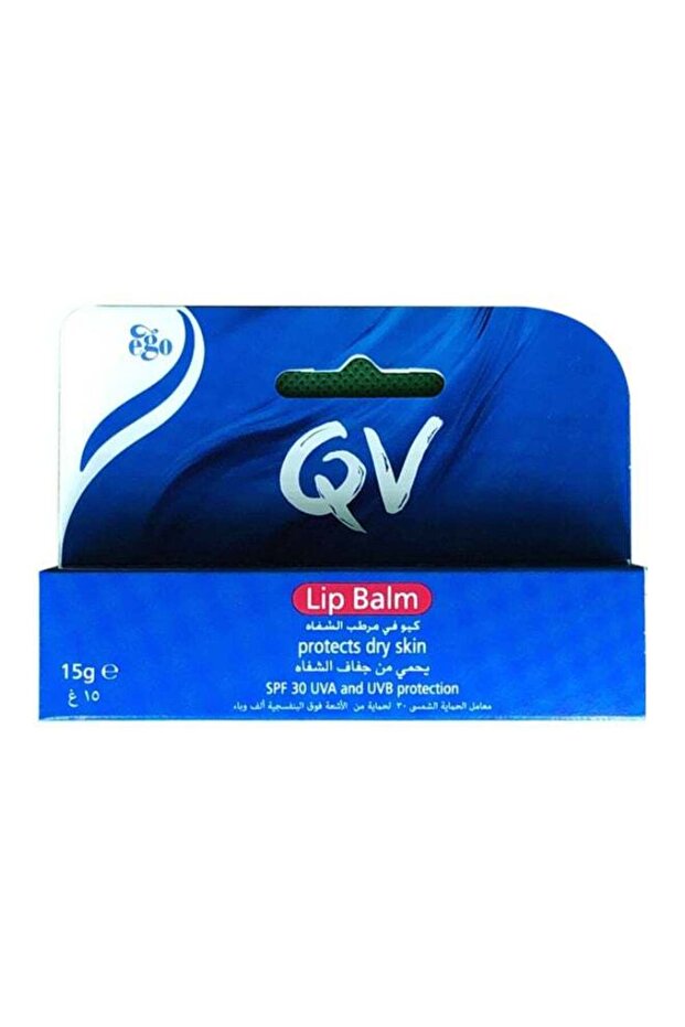 مرطب شفاه بعامل حماية 30 ضد الشمس من كيو في 15ملQV