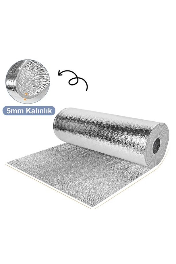200x100 cm 5mm Çift Folyolu Karavan Pencere Yalıtım Şiltesi - 2