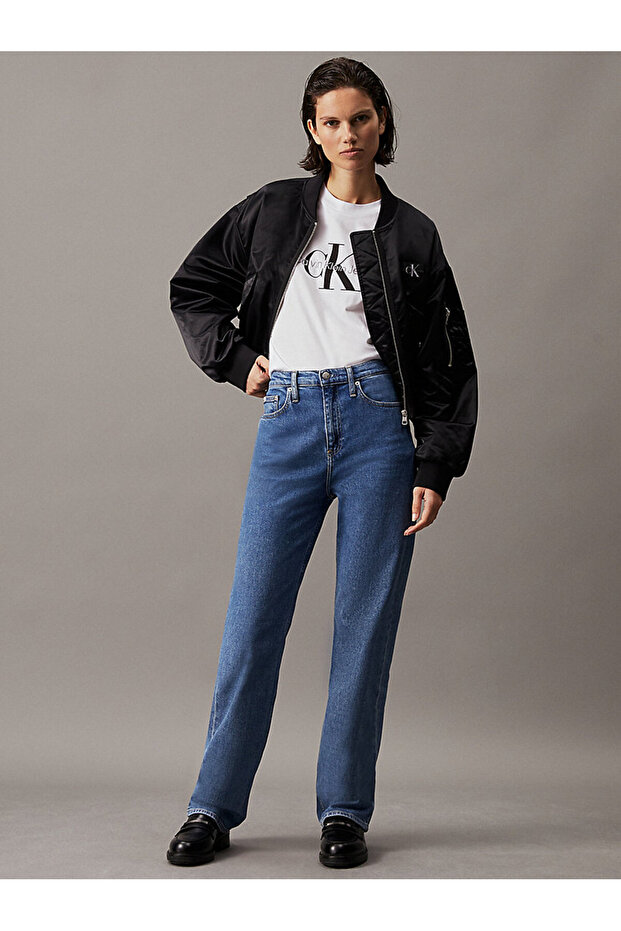 Kadın Beyaz Kısa Kollu Tişört - 5