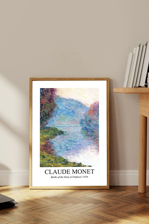 One Piece Wooden Framed Painting Claudemonettk0013