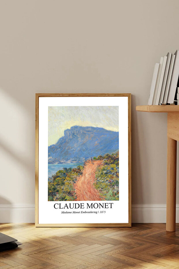One Piece Wooden Framed Painting Claudemonettk0012